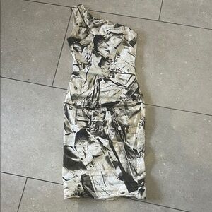 Nicole Miller Collection Cream Dress